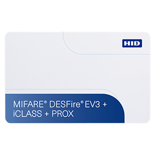 HID MIFARE DESFire EV3 + iCLASS + Prox
