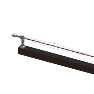 MANUAL RAISE ARM BARRIER WITH TENSION CABLES