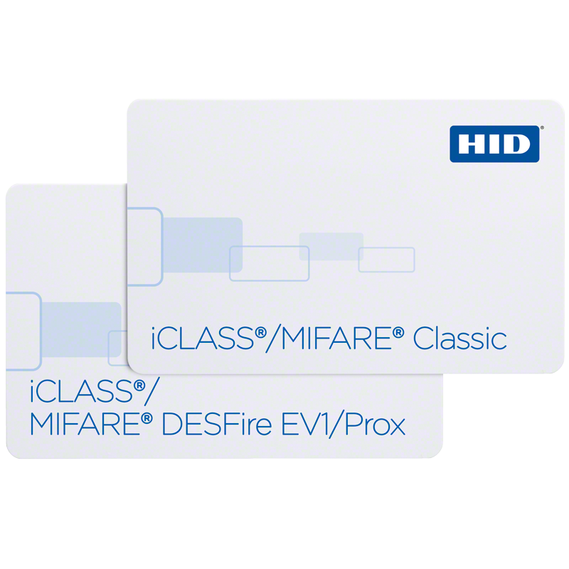 HID iCLASS® + MIFARE Classic or MIFARE DESFire EV1 + Prox™ 252, 262 & 263